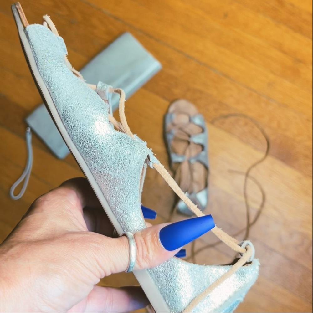 Free People Gladiator Flats - Picture 3 of 9